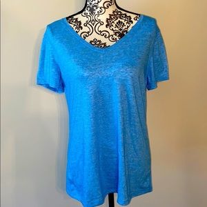Basic light blue athletic T